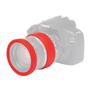 محافظ رینگی لنز سیلیکونی ایزی کاور 77mm قرمز