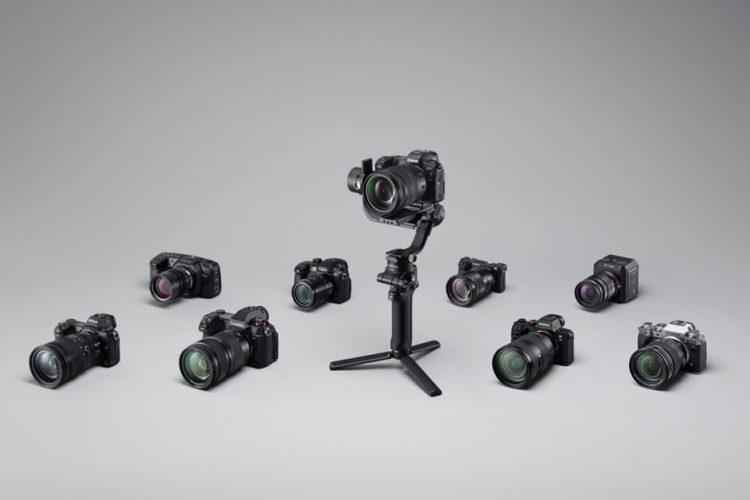 تصویر از گیمبال دوربین دی جی آی رونین آر اس سی ۲ کمبو DJI Ronin RSC 2 Combo و دوربین های قابل اتصال به ان