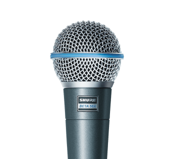 کیفیت صدا با میکروفن شور SHURE BETA 58A microphone