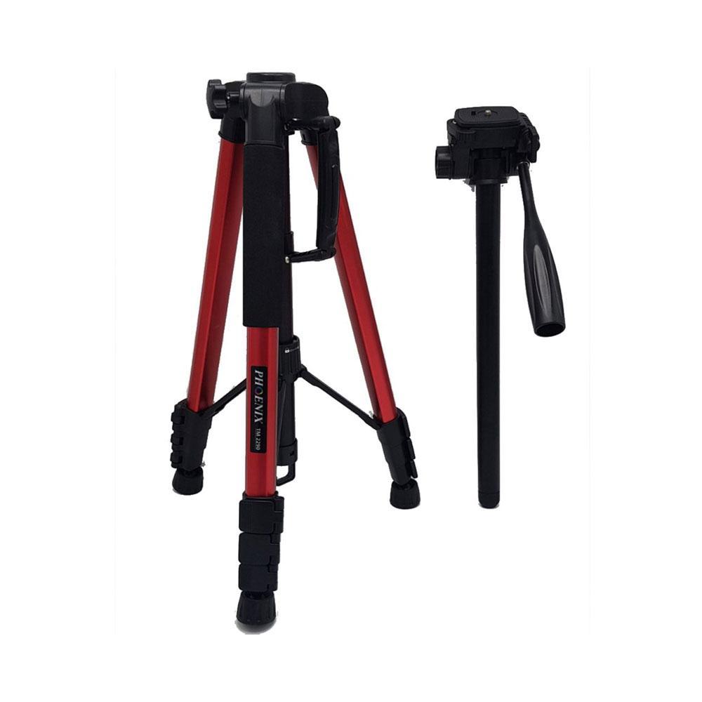 سه پايه دوربین عکاسی فونیکس Phoenix TM-2290 Tripod Red