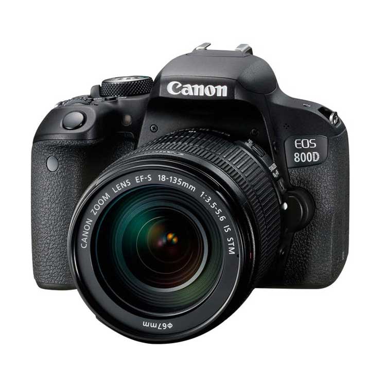 دوربین عکاسی کانن Canon 800D با لنز 135-18 کارکرده
