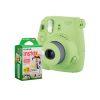 دوربین چاپ سریع فوجی فیلم سبز لیمویی Instax Mini 9 + کاغذ 10 تایی