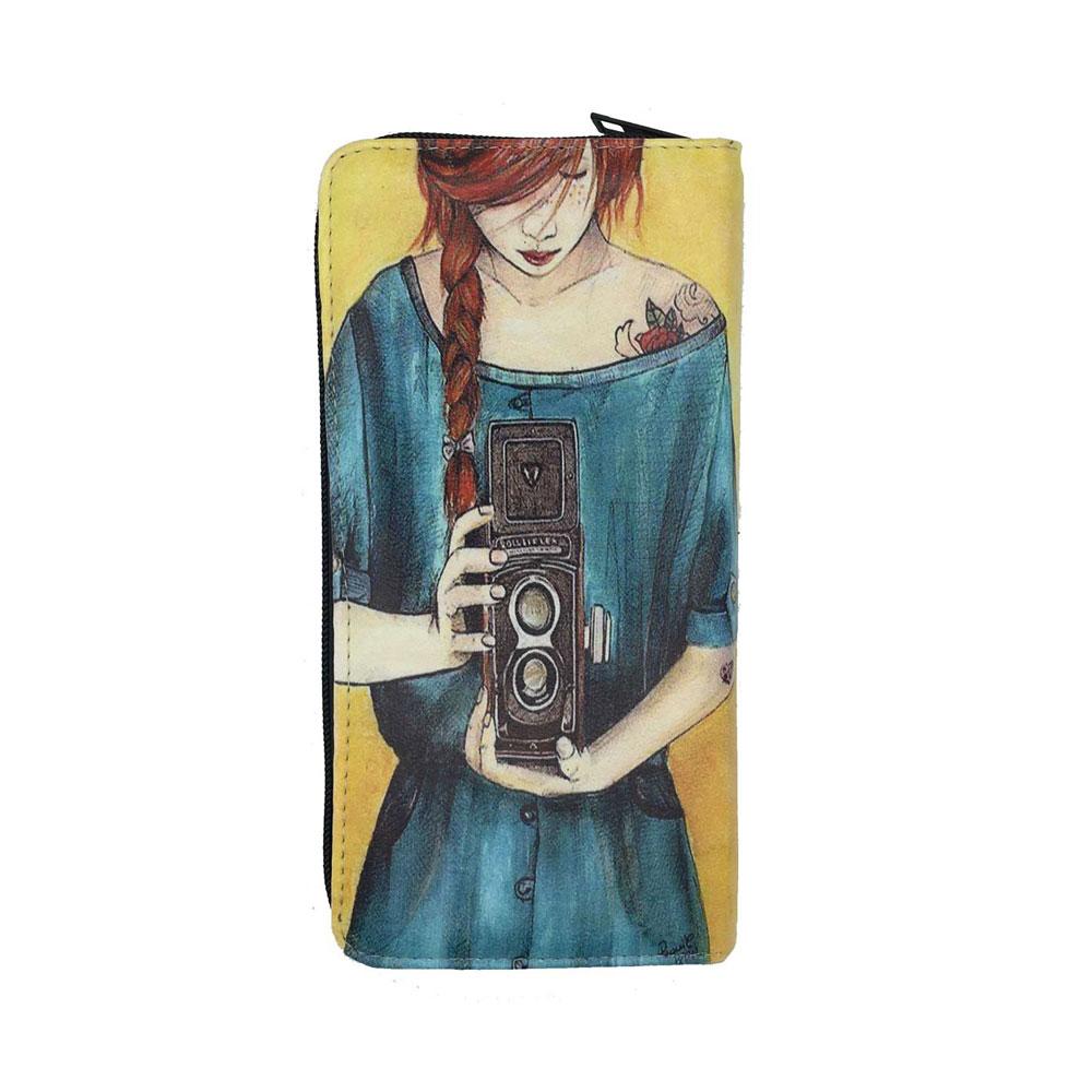 کیف پول پالتویی طرح دوربین کد VW04