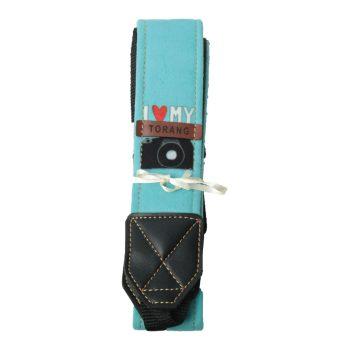 بند دوربین عکاسی آبی Camera Strap