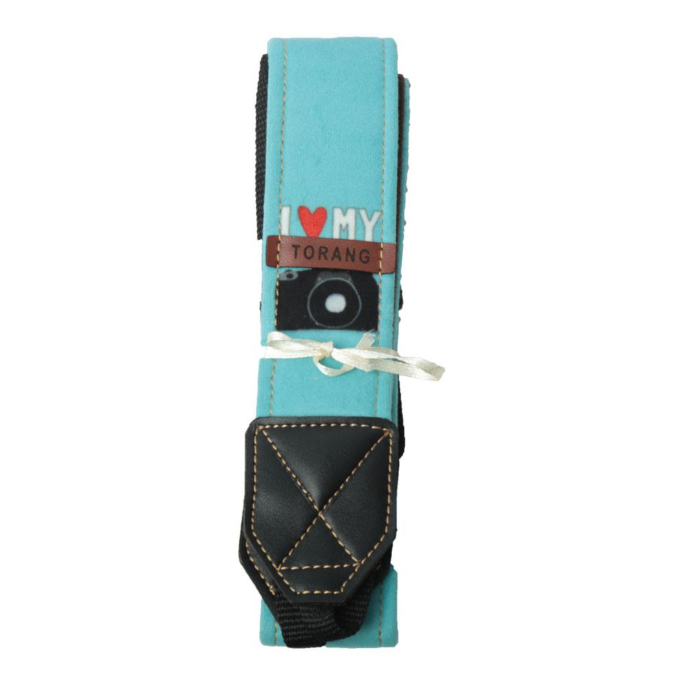 بند دوربین عکاسی آبی Camera Strap