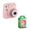 دوربین چاپ سریع فوجی فیلم صورتی Instax Mini 9 + کاغذ 10 تایی
