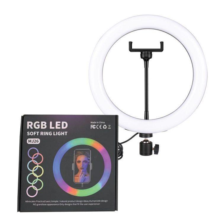 رینگ لایت Ring Light MJ26-RGB
