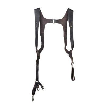 کمربند چرمی دوربین عکاسی DSLR قهوه ای