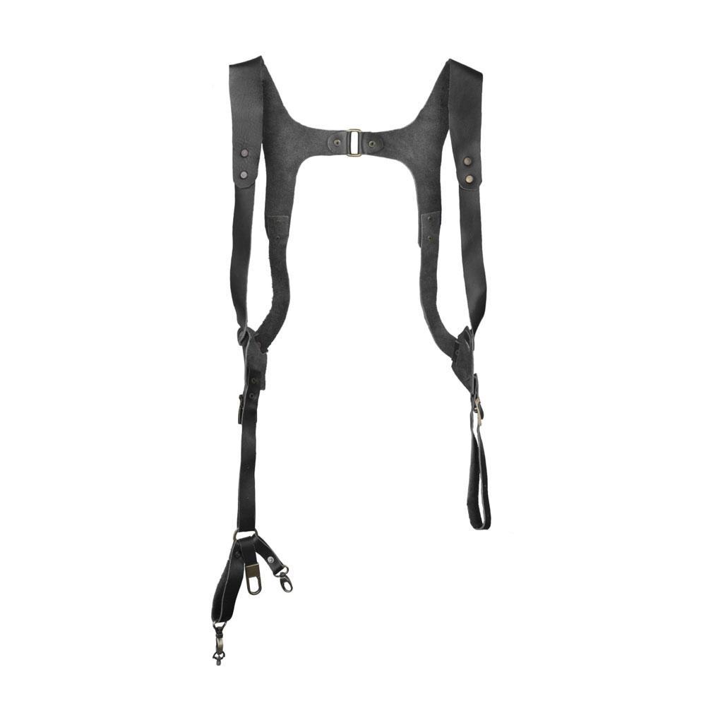 کمربند چرمی دوربین عکاسی DSLR مشکی