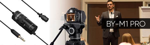 میکروفن یقه ای بویا BOYA BY-M1 Proمناسب ضبط ویدیو