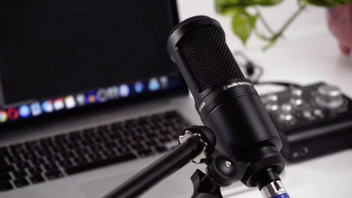 میکروفن آدیو تکنیکا Audio-Technica AT2020 برای ضبط ویدیو