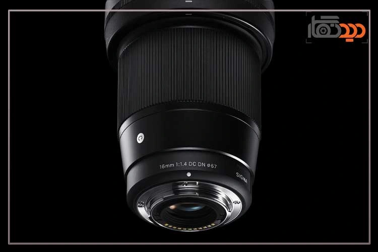 لنز سیگما Sigma 16mm f/1.4 DC DN Contemporary Lens for Sony E و نمای جانبی