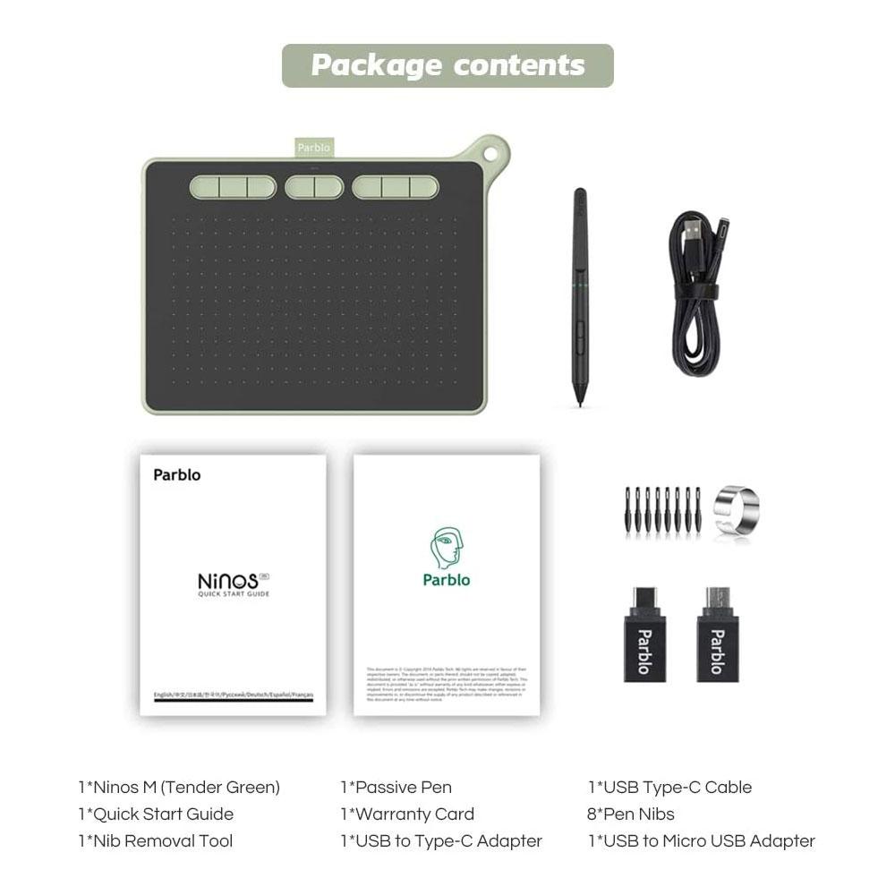 قلم نوری پاربلو Parblo Ninos M سبز