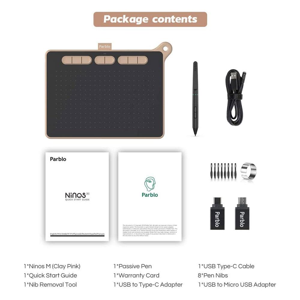 قلم نوری پاربلو Parblo Ninos M صورتی