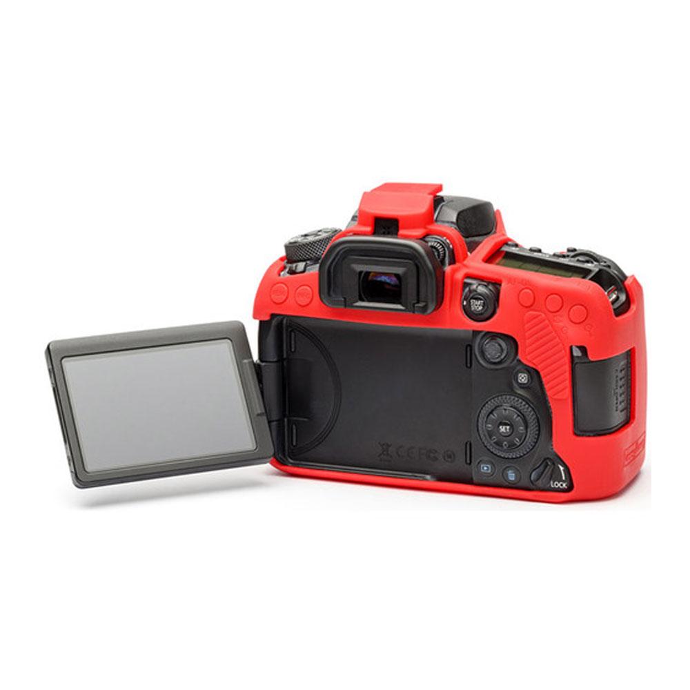 کاور سیلیکونی دوربین کانن Canon 90D قرمز