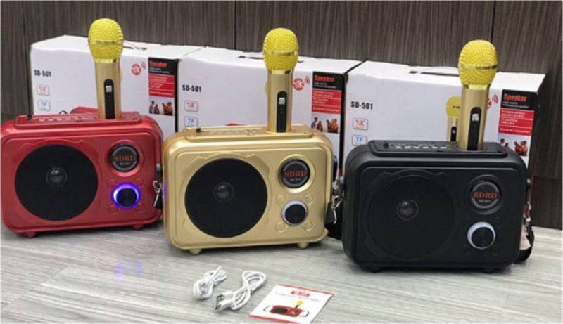 اسپیکر بلوتوثی و میکروفن بی سیم SD-501