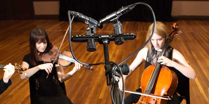 پایه میکروفن استریو Rode Stereo Bar 20 برای ضبط استودیویی