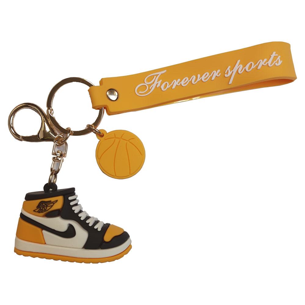 جاکلیدی سیلیکونی طرح کتونی نایک مشکی- زرد Nike shoes