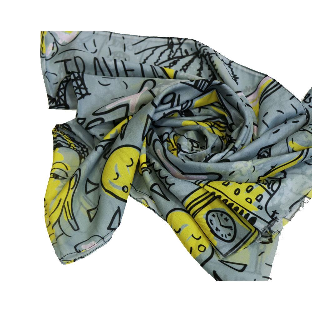 شال نخی کد 008