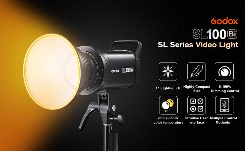 ویدئو لایت گودکس Godox SL100Bi LED Video Light