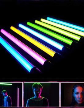 نور ال ای دی هوشمند نانلایت Nanlite PavoTube 15C RGBW LED Tube 2 Light Kit