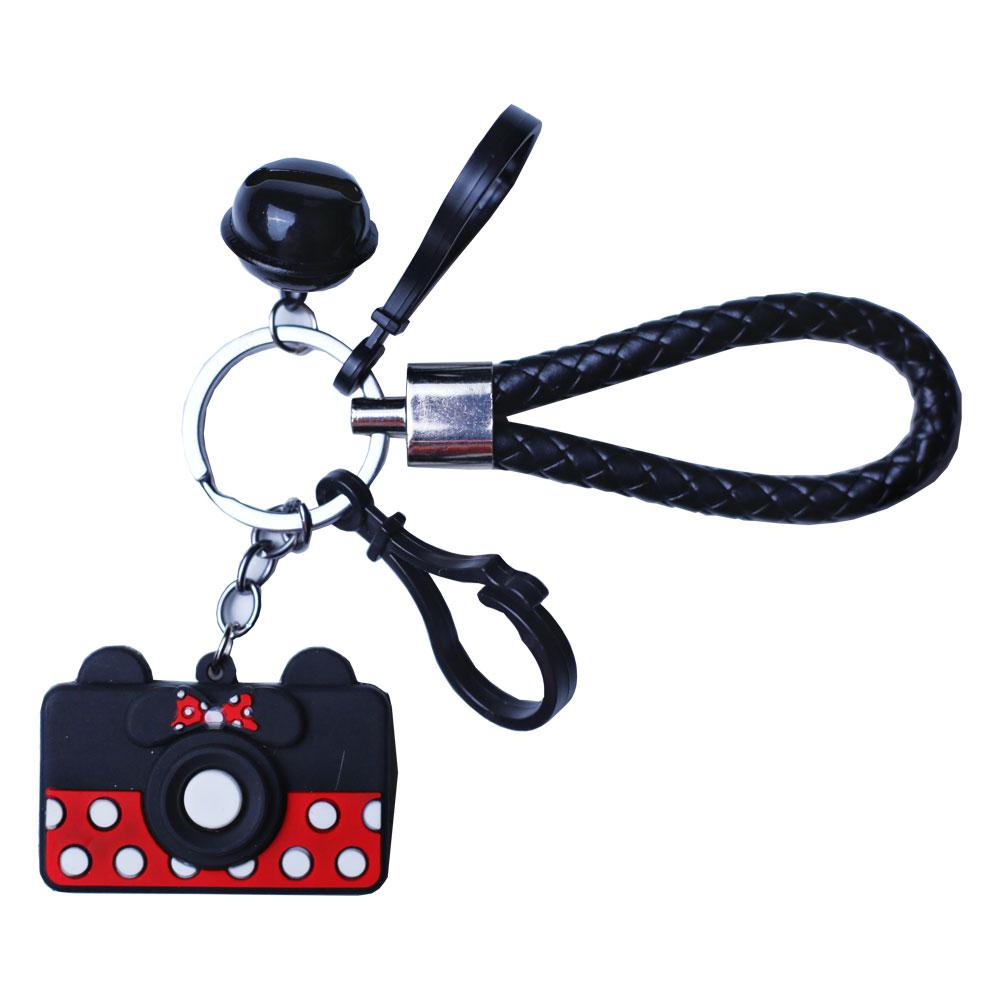 جاکلیدی سیلیکونی طرح دوربین مشکی