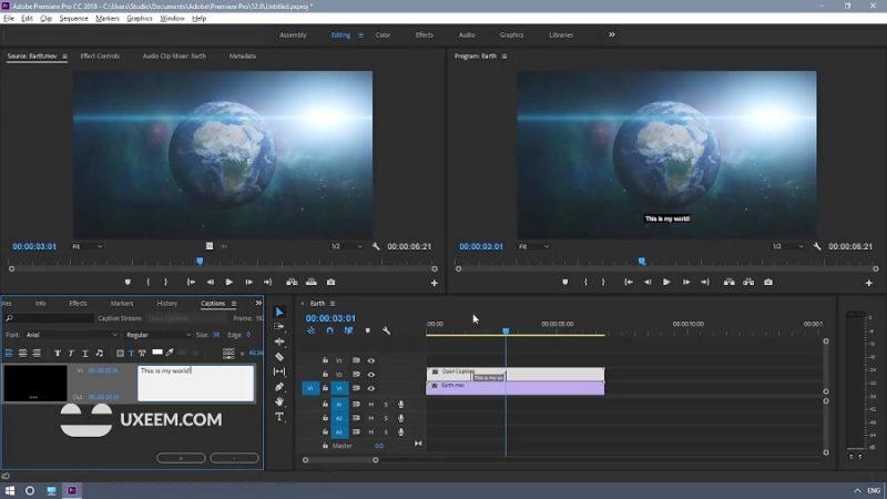 زیرنویس در پریمیر | دیدنگار