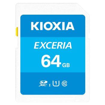 رم اس دی کیوکسیا KIOXIA 64GB EXCERIA U1 UHS-I SD 100MB/s