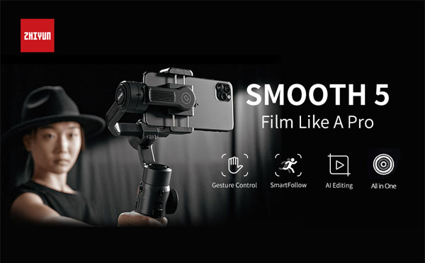 گیمبال موبایل ژیون تک اسموت Zhiyun-Tech Smooth 5