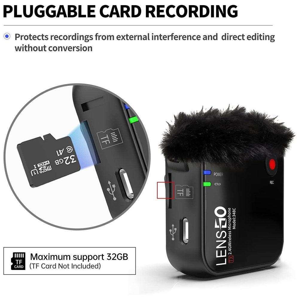 میکروفن بی سیم لنزگو LENSGO 348C