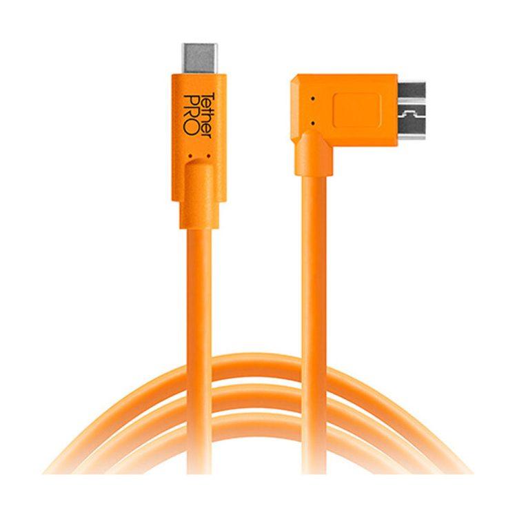 کابل تتر تولز Tether Tools TetherPro USB-C to 3.0 Micro-B CUC33R15-ORG