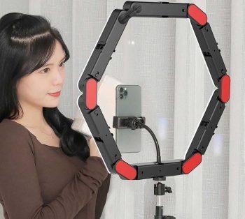 رینگ لایت شش ضلعی هیرو Hero V8