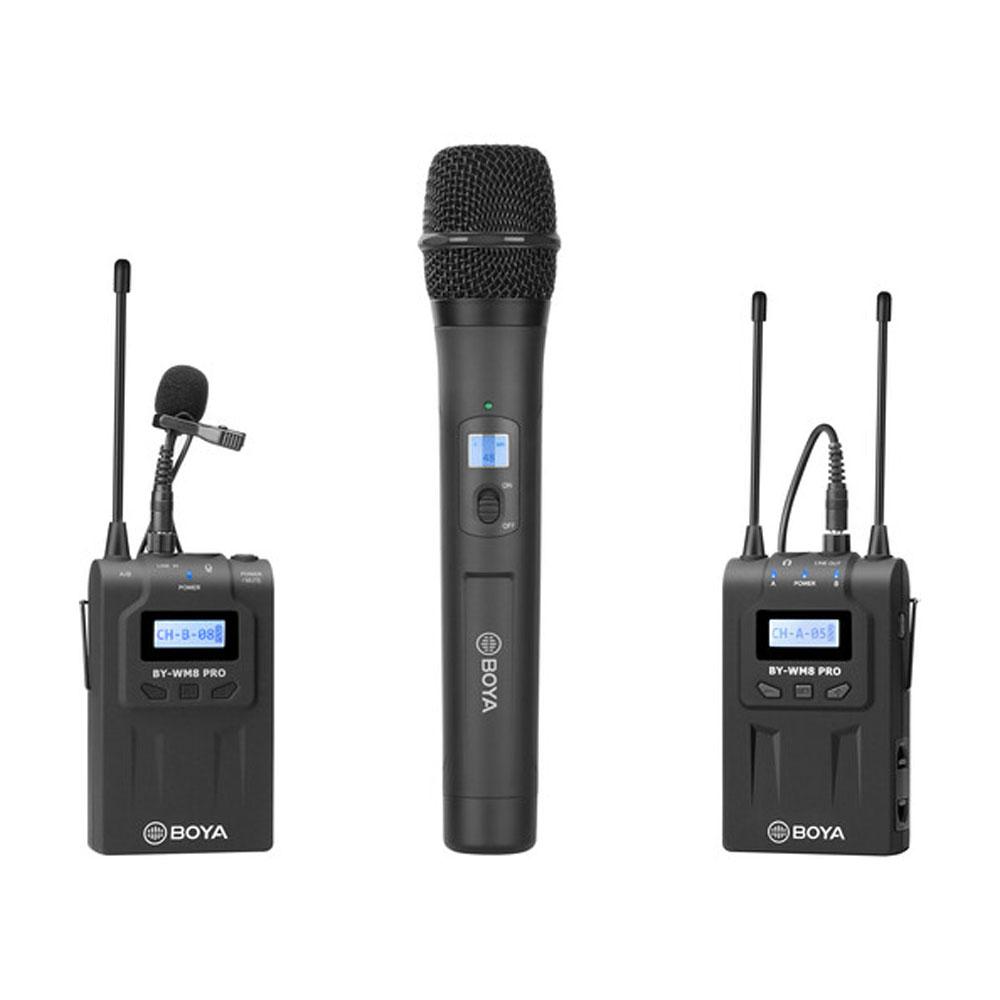 میکروفن بی سیم دستی و یقه ای بویا BOYA BY-WM8 PRO-K4