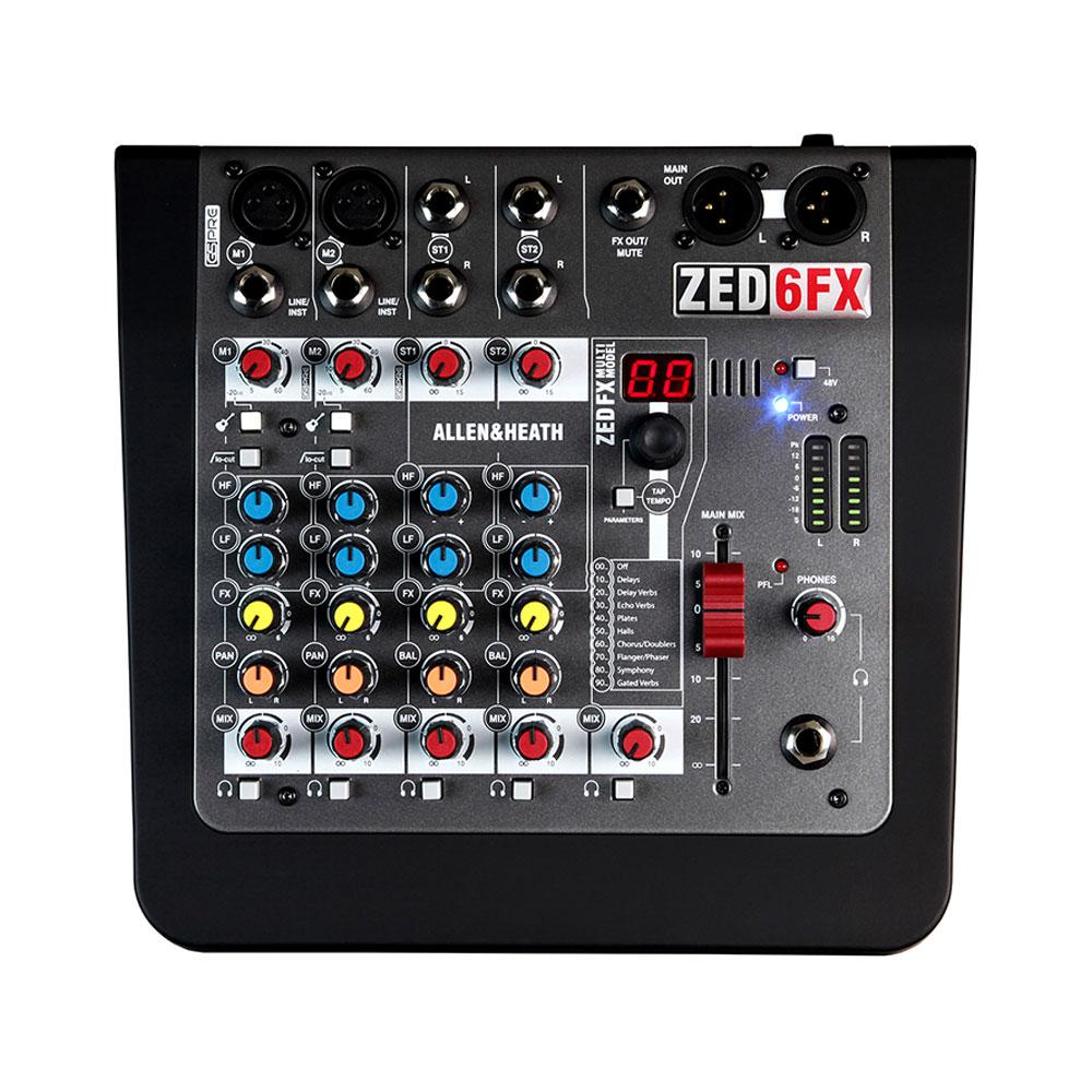 میکسر صدا Allen & Heath ZED-6FX