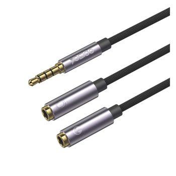 کابل تبدیل 2 به 1 جک 3.5 میلیمتری هدفون یسیدو Yesido YAU28