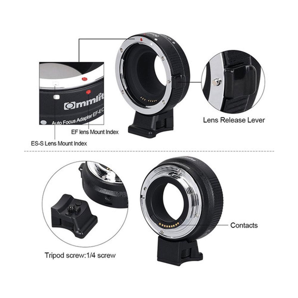 مبدل مانت EF-S/EF به EF-M کانن Commlite CM-EF-EOSM