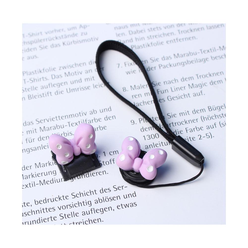 ست نگهدارنده درپوش لنز دوربین مدل پاپیون Mickey Mouse