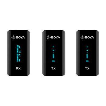 سه پارت میکروفن بی سیم بویا BOYA BY-XM6-S2 بسیار سبک است