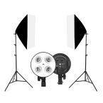 کیت دو شاخه نور ثابت 4 لامپ انسر Answer