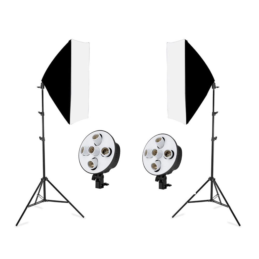 کیت دوشاخه نور ثابت 5 لامپ Continuous Lighting Kit 5 Lamps