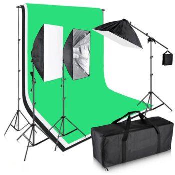 کیت نور ثابت 4 لامپ Diamond LED Kit 4 LAMP + پایه فون 5×3