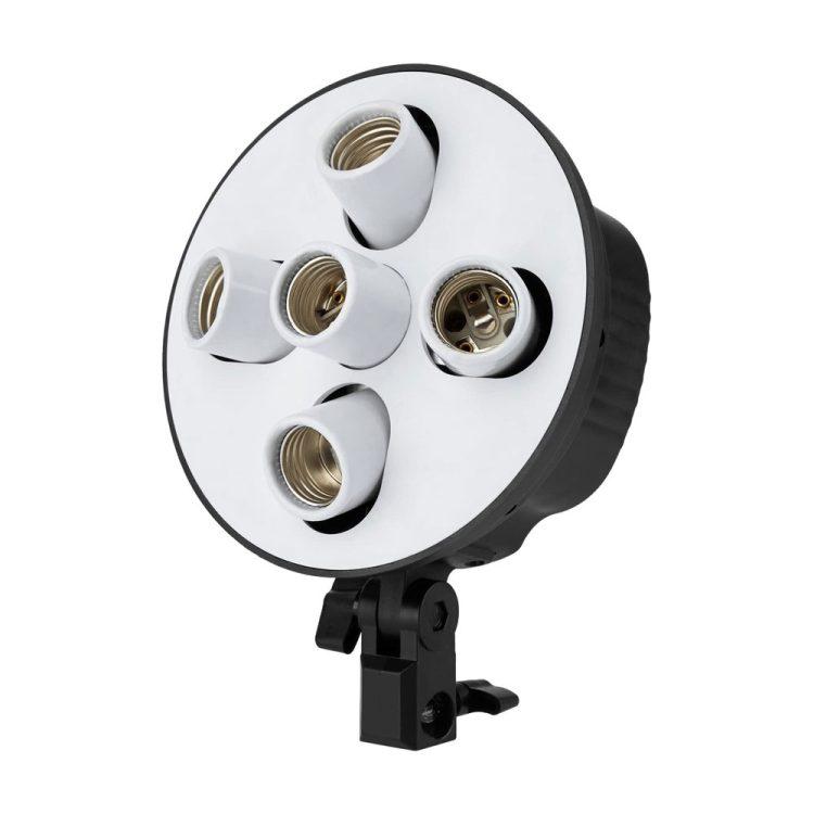 کیت نور ثابت 5 لامپ Continuous Lighting Kit 5 Lamps همراه با فون 3×2