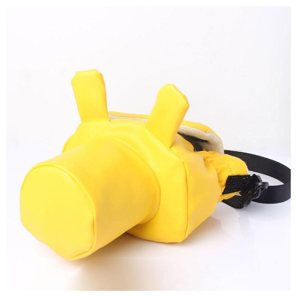 کیف فانتزی دوربین عکاسی زرد