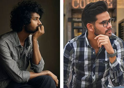 ژست عکاسی پسرانه