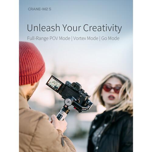 تصویر از گیمبال ژیون تک کرین ام 2 اس Zhiyun-Tech CRANE-M2 S Stabilizer در حین تصویربرداری و فیلمبرداری