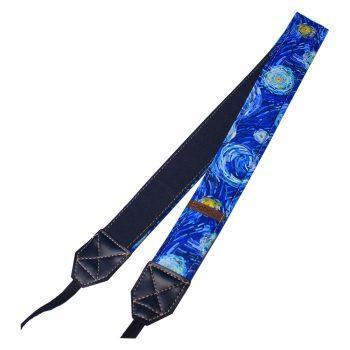 بند دوربین عکاسی سه کوک طرح شب پرستاره اثر ونگوگ