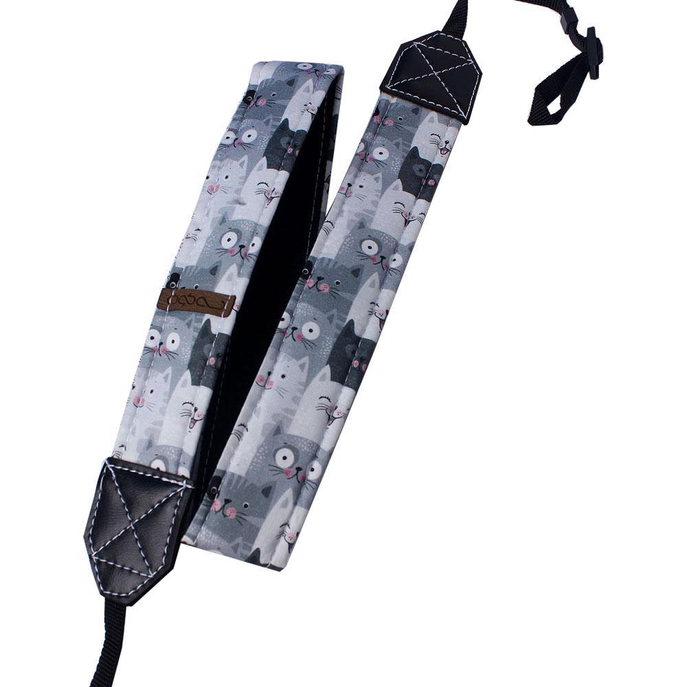 بند دوربین عکاسی سه کوک طرح گربه