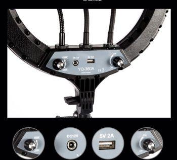 رینگ لایت Ring Light YQ-360A + سه پایه