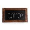 تابلو چوبی طرح coffee زمینه مشکی