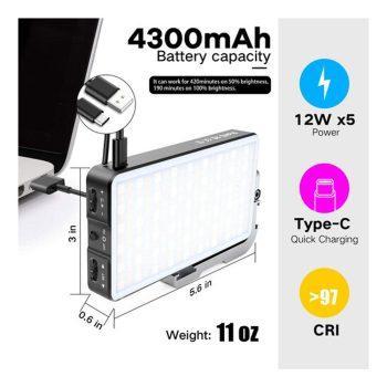 نور ال ای دی پیکسل Pixel Video Light RGB G3